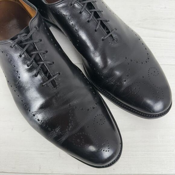 Allen Edmonds Fairfax‎ Wholecut Oxfords Shoes Mens 13 D Black Leather BrogueK main image 14